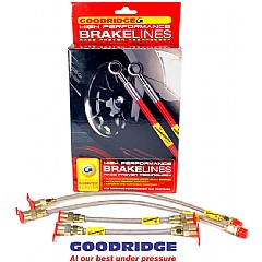 BHOSG1-ZP Goodridge Brake Hose Kit VW Golf Mk1 17,  With original type rear drum brakes (1974 - 1984)