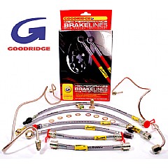 BHOSG6-ZP Goodridge Brake Hose Kit VW Golf Mk4 1J,  Front Wheel Drive Vehicles - includes front and mid hoses & special rear hoses/pipes (1998 - 2004)