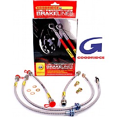 BHOSG7.1-ZP Goodridge Brake Hose Kit VW Golf Mk5 1K,  Front Wheel Drive Vehicles - includes front and mid hoses  (2004 - 2009)