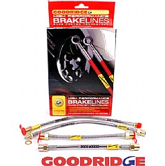 BHOSG8A-ZP Goodridge Brake Hose Kit VW Polo 80/86/87,  models with original rear drums (1975 - 1994)