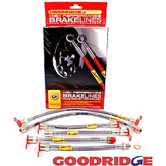 BHOSG9.1-ZP Goodridge Brake Hose Kit VW Golf Mk2 Rallye 1G,  Rallye models only (1989 - 1990)