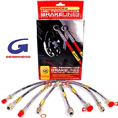 BHOSG9.5-ZP Goodridge Brake Hose Kit VW Corrado 50,  VR6 models only (1989 - 1995)