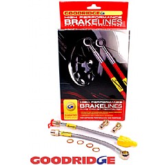 BHOSGSVW0506-2P-ZP Goodridge Brake Hose Kit VW Corrado 50,  Pair of conversion hoses to fit Golf 4 rear calipers (1989 - 1995)