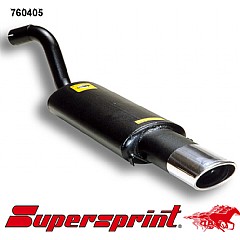 760405 Supersprint Rear Exhaust 120mm x 80mm Audi 80 Cabriolet 8G    ,  Cabrio 1.8 89 - 00