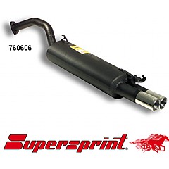 760606 Supersprint Rear Exhaust Twin Round 76mm Audi 100 Avant 4A    ,  Avant 2.5 TDI 5Cyl 115Hp/140Hp To 94