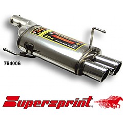 764006 Supersprint Rear Exhaust Twin Round 80mm Stainless steel Audi RS2 8C    ,  Avant 2.2 315Hp