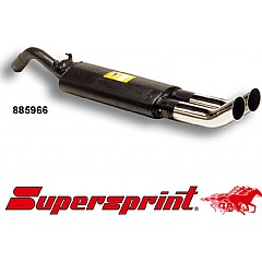 Click to Enlarge 885966 Supersprint Rear Exhaust DTM Single Round 63mm VW Corrado 50 , 1.8 16V To 91