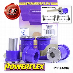 PFR3-510G Rear Arm Inner Bushes Camber Adjustable Audi S3 Mk1 Typ 8L 4WD 1999-2003,