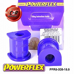 PFR5-308-15.5 Rear Anti Roll Bar Mounting Bushes 15.5mm bmw E30 3 Series 1982 - 1991,