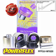 PFF32-107G25 Front Radius Arm Front Bushes Caster Offset - 25mm Lift land rover Defender 1984 - 1993,