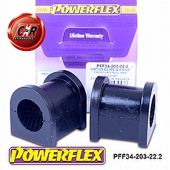 PFF34-203-22.2 Front Anti Roll Bar Bushes 22.2mm lotus Elise Series 1 1996-2001,