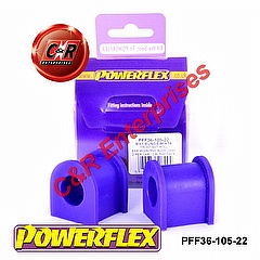 PFF36-105-22 Front Anti Roll Bar Mounting Bushes 22mm mazda MX-5 Mk2 NB 98-05,