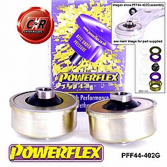 PFF44-402G Front Arm Rear Bushes, Caster Adjustable mitsubishi Lancer EVO 10 CZ4A 10/07-,