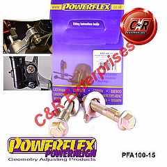 PFA100-15 PowerAlign Camber Bolt Kit (15mm) toyota Carina 1989 - 1998,