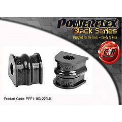 PFF1-103-22BLK Front Anti Roll Bar To Chassis Bushes 22mm alfa romeo 33 1983-1995,