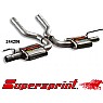Supersprint Rear Exhaust Left + Right Racing