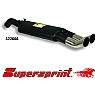Supersprint Rear Exhaust DTM Twin Round 70mm