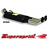 Supersprint Rear Exhaust DTM Twin Round 70mm