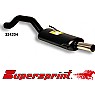 Supersprint Rear Exhaust Single Round 60mm
