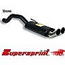 Supersprint Rear Exhaust DTM Twin Round 70mm