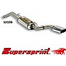 Supersprint Rear Exhaust Oval 145mm x 75mm