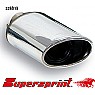 Supersprint Endpipe 120mm x 80mm