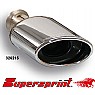 Supersprint End Pipe 120mm x 80mm
