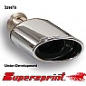 Supersprint Endpipe 120mm x 80mm