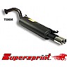 Supersprint Rear Exhaust Twin Round 76mm