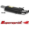 Supersprint Rear Exhaust MAGNUM Twin Round 90mm