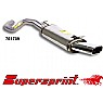 Supersprint Rear Exhaust Oval 145mm x 75mm