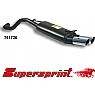 Supersprint Rear Exhaust MAGNUM Twin Round 90mm