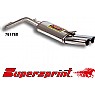 Supersprint Rear Exhaust Twin Oval CLASS 95mm x 80mm