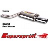 Supersprint Rear Exhaust Right Single Round 90mm
