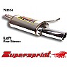 Supersprint Rear Exhaust Left Single Round 90mm