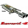 Supersprint Rear Exhaust Twin Round 80mm