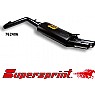 Supersprint Rear Exhaust Twin Round 76mm