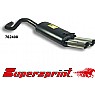 Supersprint Rear Exhaust Twin Oval 95mm x 75mm