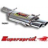 Supersprint Rear Exhaust 90mm x 70mm RS Look