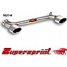 Supersprint End Pipe Kit Left + Right 120mm x 80mm.