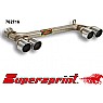 Supersprint End Pipe Kit Left + Right Twin Round 80mm