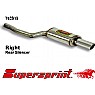 Supersprint Rear Exhaust Right 120mm x 80mm