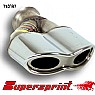 Supersprint Endpipe Kit VIPER 185mm x 70mm Stainless steel
