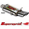 Supersprint Rear Exhaust 100mm x 75mm RS Look