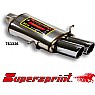 Supersprint Rear Exhaust MAGNUM Twin Round 90mm