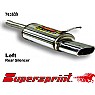 Supersprint Rear Exhaust Left Oval 145mm x 75mm
