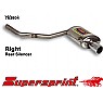 Supersprint Rear Exhaust Right Single Round 90mm
