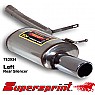 Supersprint Rear Exhaust Left Single Round 90mm