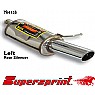 Supersprint Rear Exhaust Left 120mm x 80mm RS Look