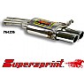 Supersprint Rear Exhaust Twin Round 90mm